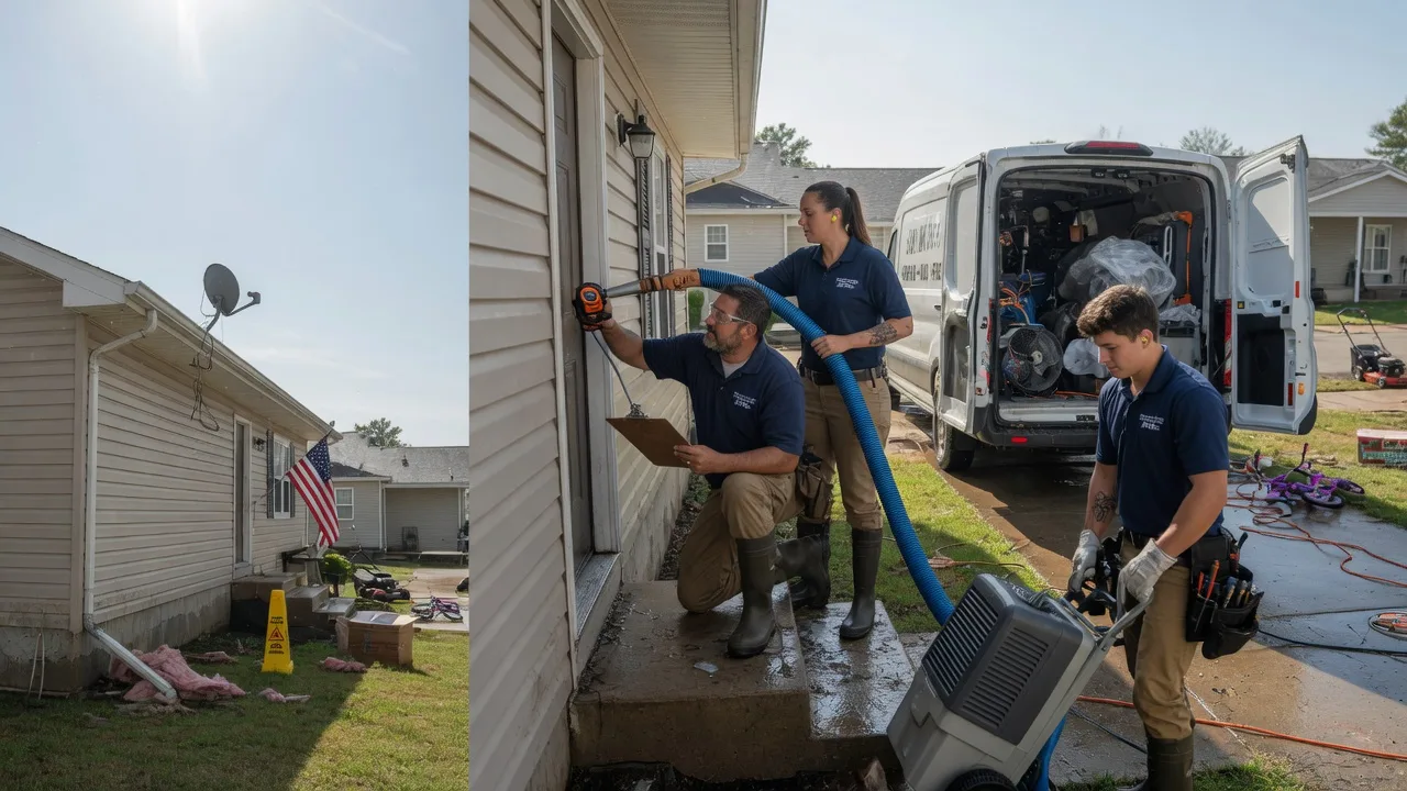 Ceiling Water Damage Restoration in Northfield, OH near me